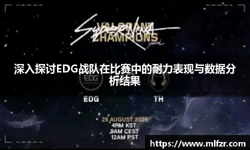 深入探讨EDG战队在比赛中的耐力表现与数据分析结果